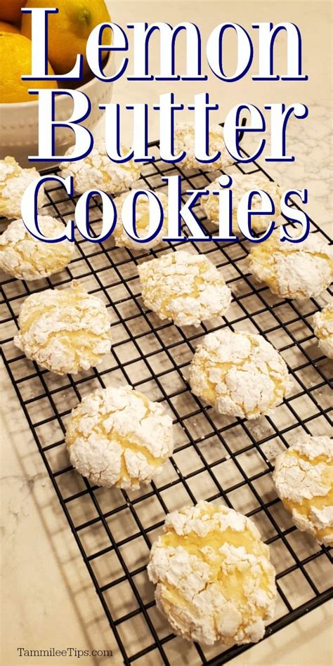 Lemon butter cookies recipe – Artofit