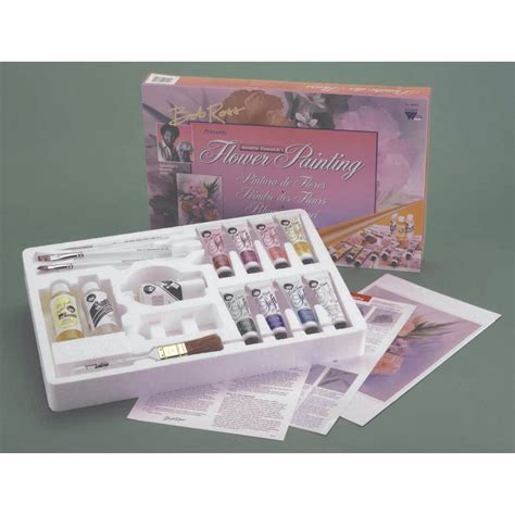 Bob Ross Flower Painting Kit, 16 Pieces - Walmart.com - Walmart.com