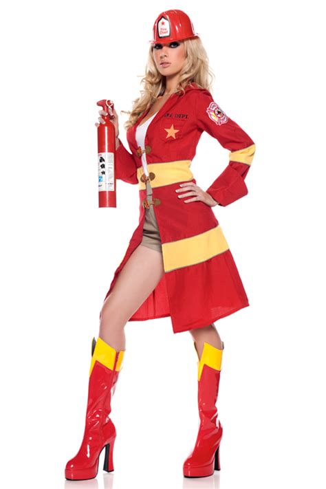 Sexy Firestarter Firefighter Costume - The Costume Shoppe