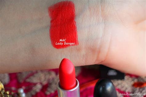 MAC Lipstick in 'Lady Danger' - Review + FYI FOTD! | LIPS n BERRIES