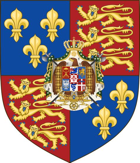 Image - Coat of Arms of the United Kingdom of England, Wales and Italy ...