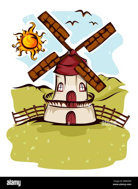 Windmill Clip Art