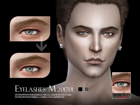 Eyelash for men, simple naturel look, hope you like, thank you. Found in TSR Category 'Sims 4 ...