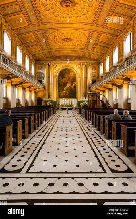 The Chapel, Old Royal Naval College, Greenwich, London Stock Photo - Alamy