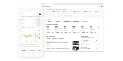 New Google Finance redesigned for desktop and mobile web