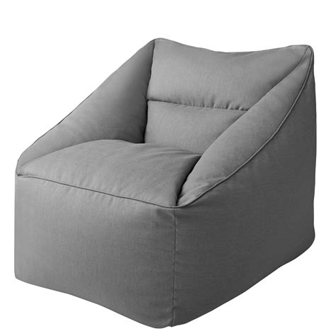 Better Homes & Gardens Dream Bean Patio Bean Bag Chair, Grey - Walmart ...