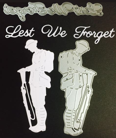 Lest We Forget and Soldier Dies