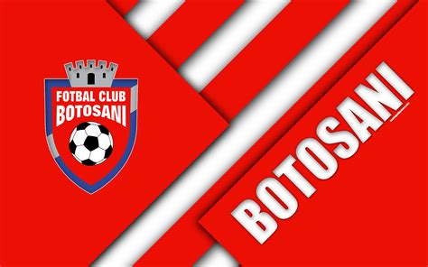 Download wallpapers FC Botosani, 4k, logo, material design, Romanian ...