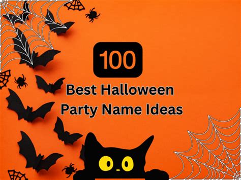 100 Epic Halloween Party Name Ideas and Clever Themes - Cooking Party Mom