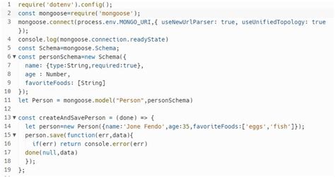 MongoDB and Mongoose - Create and Save a Record of a Model - Backend ...