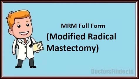 MRM Full Form in Medical, What Does MRM Stand For?