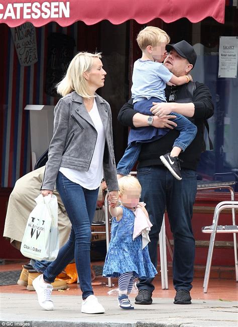 James Corden and wife Julia treat kids Max and Carey to a day out in London | Daily Mail Online