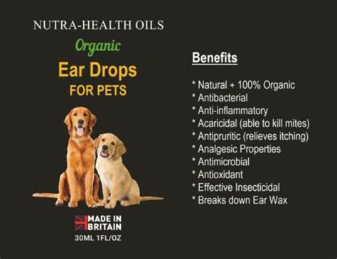 Dogs Ear Infection Drops Strong Natural Antibiotic 9.9% ACTIVE ️ VET STRENGTH | eBay