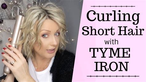 Curling Short Hair - TYME IRON | How to curl short hair, Short hair styles, Tyme iron