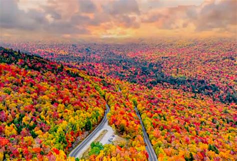 Drone Footage of White Mountains Foliage Will Blow Your Mind