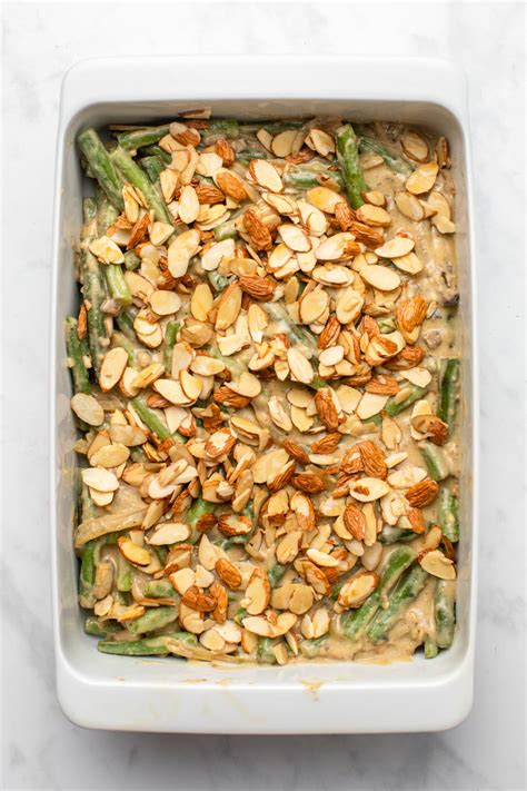 Healthy_Green_Bean_Casserole_Almonds_Vegan_GlutenFree_FromMyBowl-5 ...