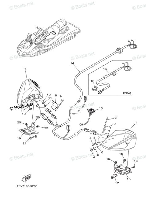 Yamaha Waverunner 2022 OEM Parts Diagram for ELECTRICAL 4 | Boats.net