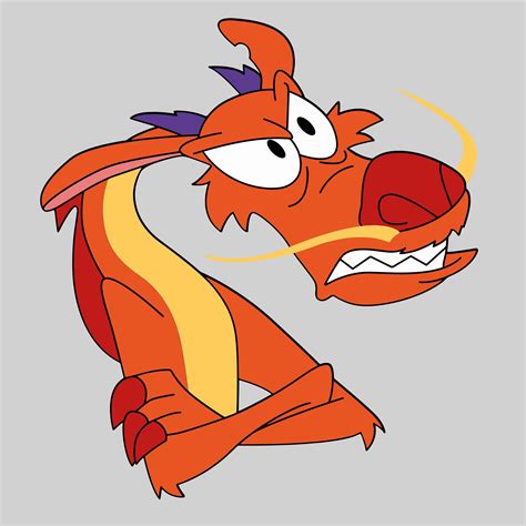 Mushu Face Vector Svg Mulan Disneyland Ears Svg Png Clip Art Inspire | The Best Porn Website