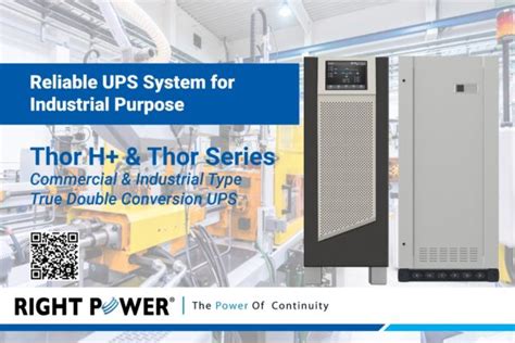 A Reliable UPS System, A Savior Of Industrial Environments - Right Power