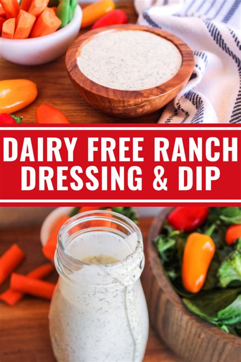 Dairy Free Ranch Dressing & Dip - The Whole Cook