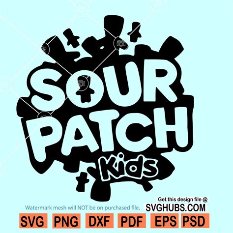 Sour Patch Kids SVG, Sour Patch Kids SVG for cricut