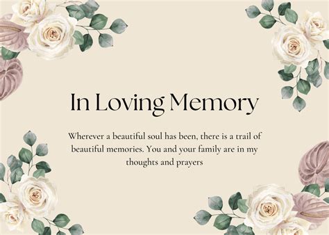 75+ In Loving Memory Quotes (Inscriptions) - In Loving Memory