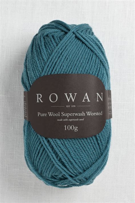 Rowan Pure Wool Worsted 197 Teal - Wool and Company Fine Yarn