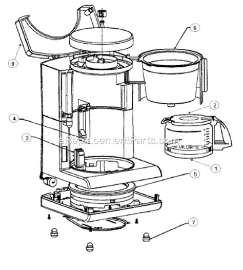 Cuisinart Coffee Maker Parts Diagram | Reviewmotors.co