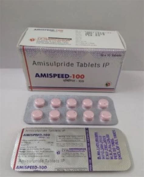 AMISPEED-100 Amisulpride Tablets 100 MG, Prescription, Treatment: Neuro Psychiatric at Rs 270 ...