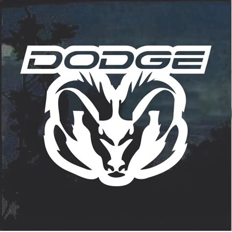 Dodge Ram Bold Window Decal Sticker – Dodge Decal Sticker | Custom Made In the USA | Fast Shipping