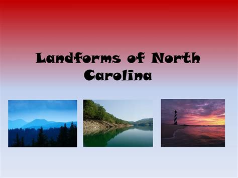 PPT - Landforms of North Carolina PowerPoint Presentation, free download - ID:2126071