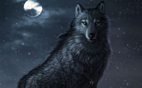 Black Anime Wolf Wallpapers - Top Free Black Anime Wolf Backgrounds ...