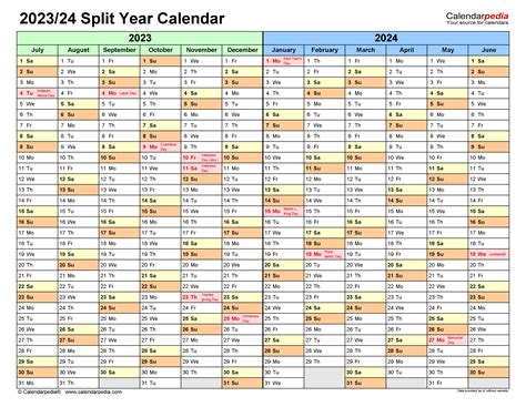 Fiscal Year Calendar July 2023 To June 2024 - Get Calendar 2023 Update