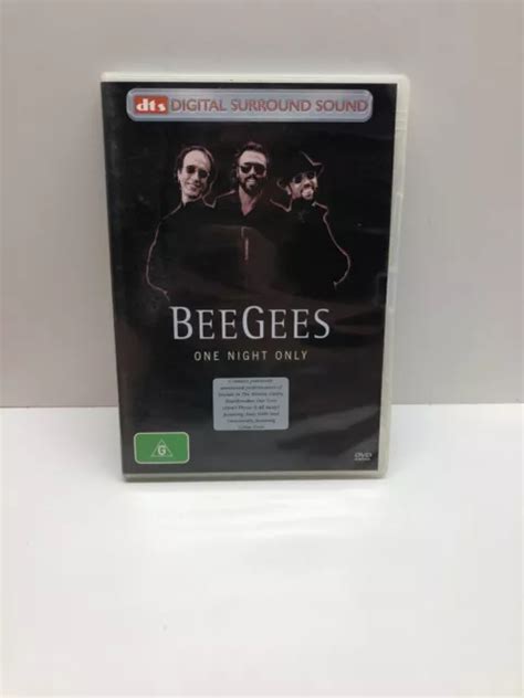 BEE GEES-ONE NIGHT only (DVD, 1997) Very Good Condition Region 4 $6.95 ...