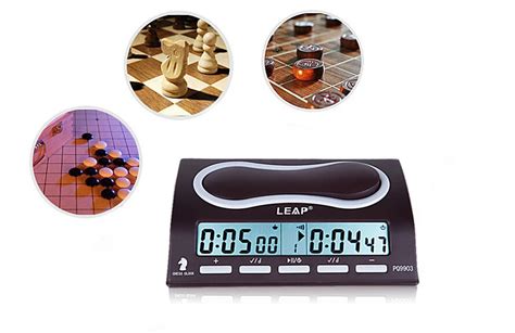 LEAP Professional Electronic Chess Clock Timer Master Tournament 29 Timing Modes For Chess I GO ...