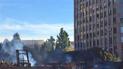 Downtown LA buildings damaged in massive fire | abc7news.com