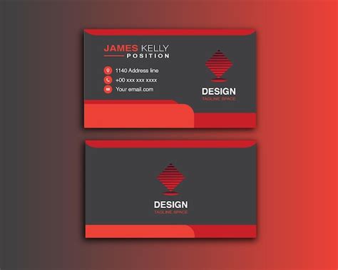 Premium Vector | Simple minimalist business card visiting card conect card