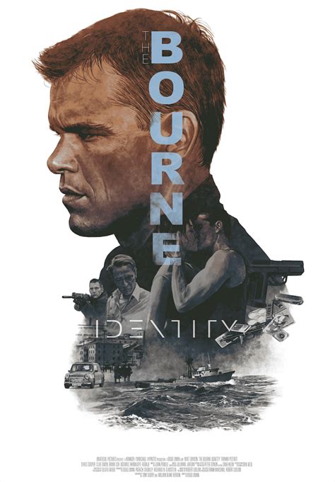 The Bourne Identity by Hans. - Home of the Alternative Movie Poster -AMP-