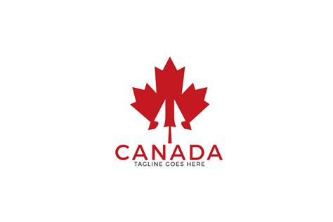 Maple leaf Canada logo design. (156019) | Logos | Design Bundles