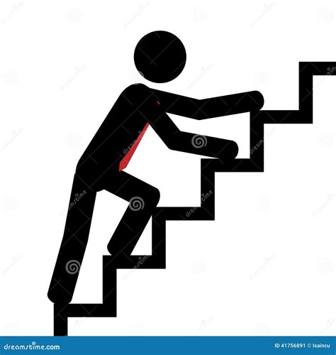 Up On The Stairs Stock Vector - Image: 41756891