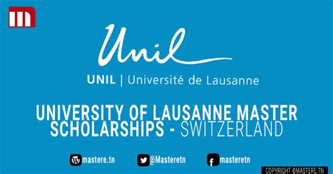 University of Lausanne Master Scholarships in Switzerland