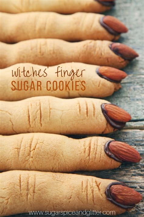 Witch Finger Sugar Cookies ⋆ Sugar, Spice and Glitter
