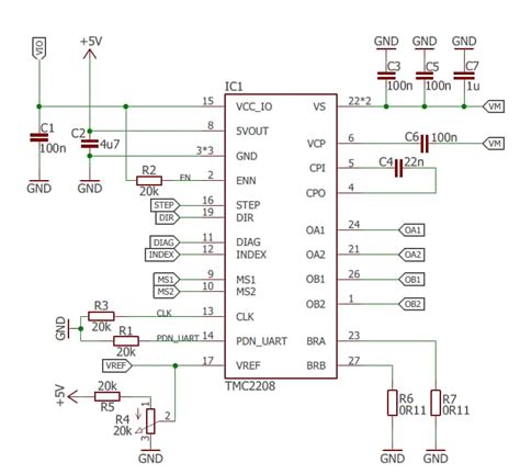 TMC2208 SILENTSTEPSTICK: Stepper, 1.2A/Phase @ 5.5 ~ 36V