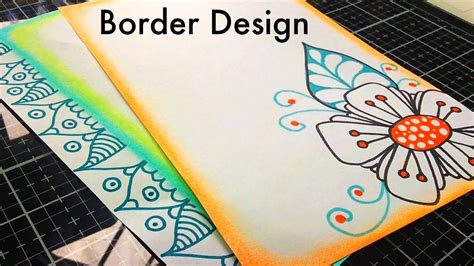 Assignment Front Page Design | Simple Paper Borders | Border Designs - YouTube | Front page ...