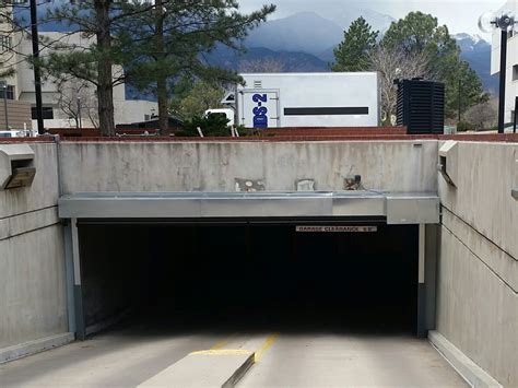 Underground Parking Garage Entrance