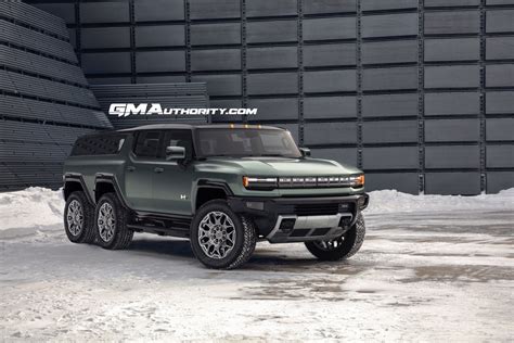 We Render A 6x6 GMC Hummer EV SUV