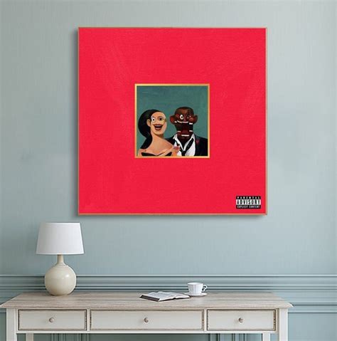 Kanye West My Beautiful Dark Twisted Fantasy album cover art