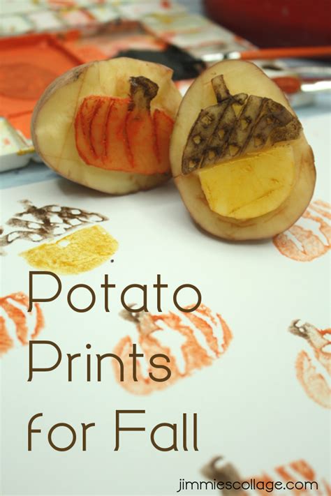 Potato Prints for Fall