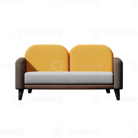 Modern sofa isolate on white background 26826953 PNG