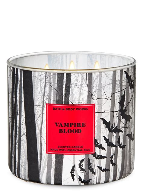 Bath and Body Works Vampire Blood 3-Wick Candle | Bath & Body Works Halloween Collection 2020 ...